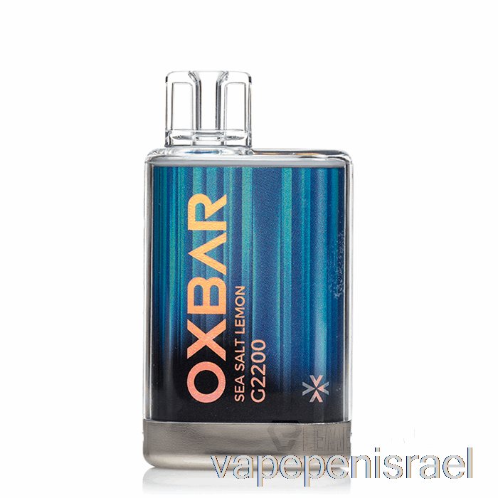חד פעמי Vape Israel Oxbar G2200 חד פעמי מלח ים לימון